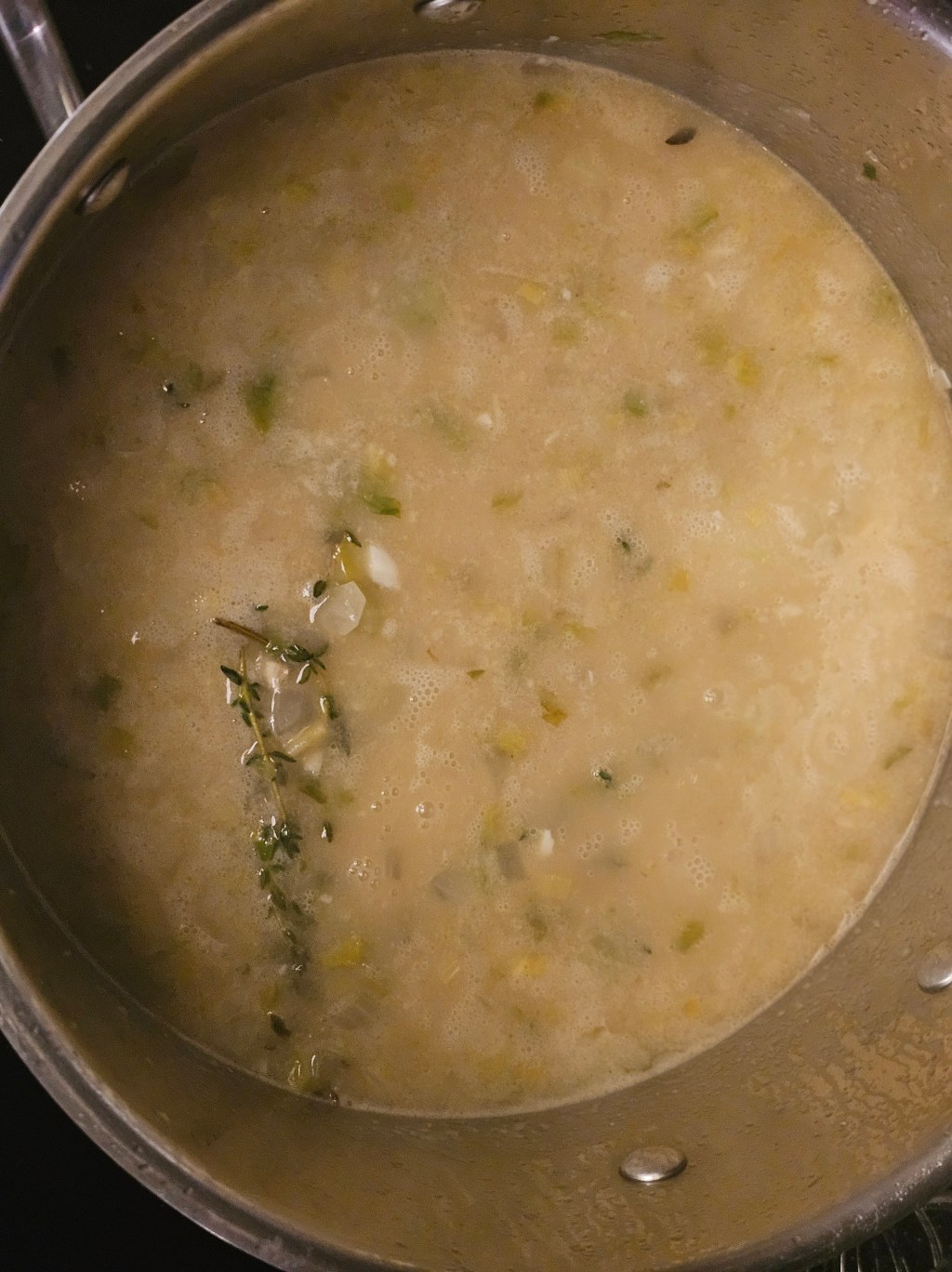 Simmering Potato Soup